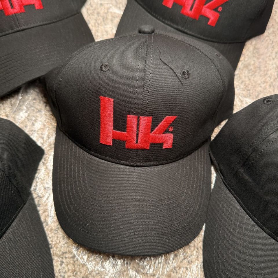 Image 2 - HK BLACK HAT WITH RED LOGO (5)
