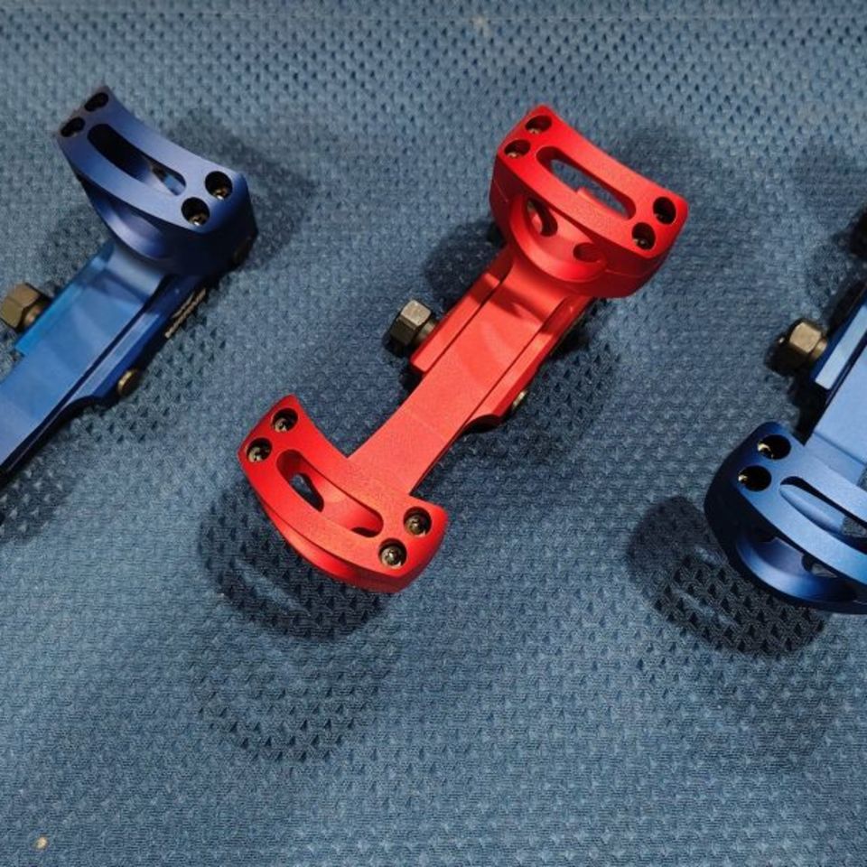 Image 3 - Warne XSKEL 30mm Mounts (Blue)