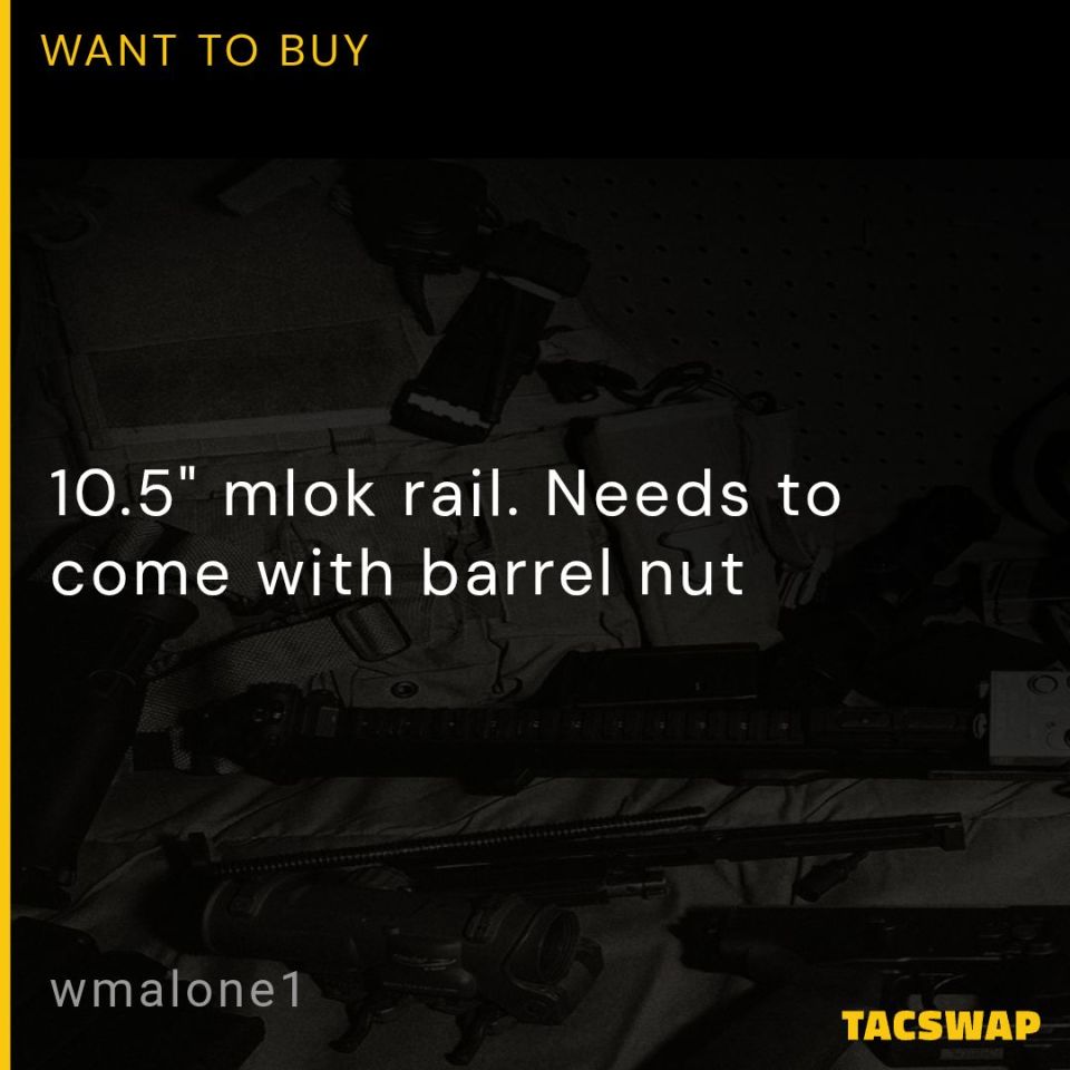 Image 1 - 10.5" mlok rail