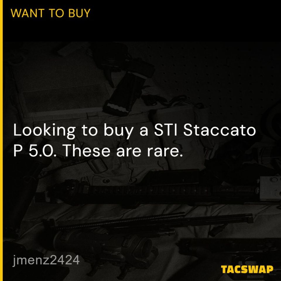 Image 1 - WTB a STI Staccato P 5.0. These are rare. Will PAY Premium price.