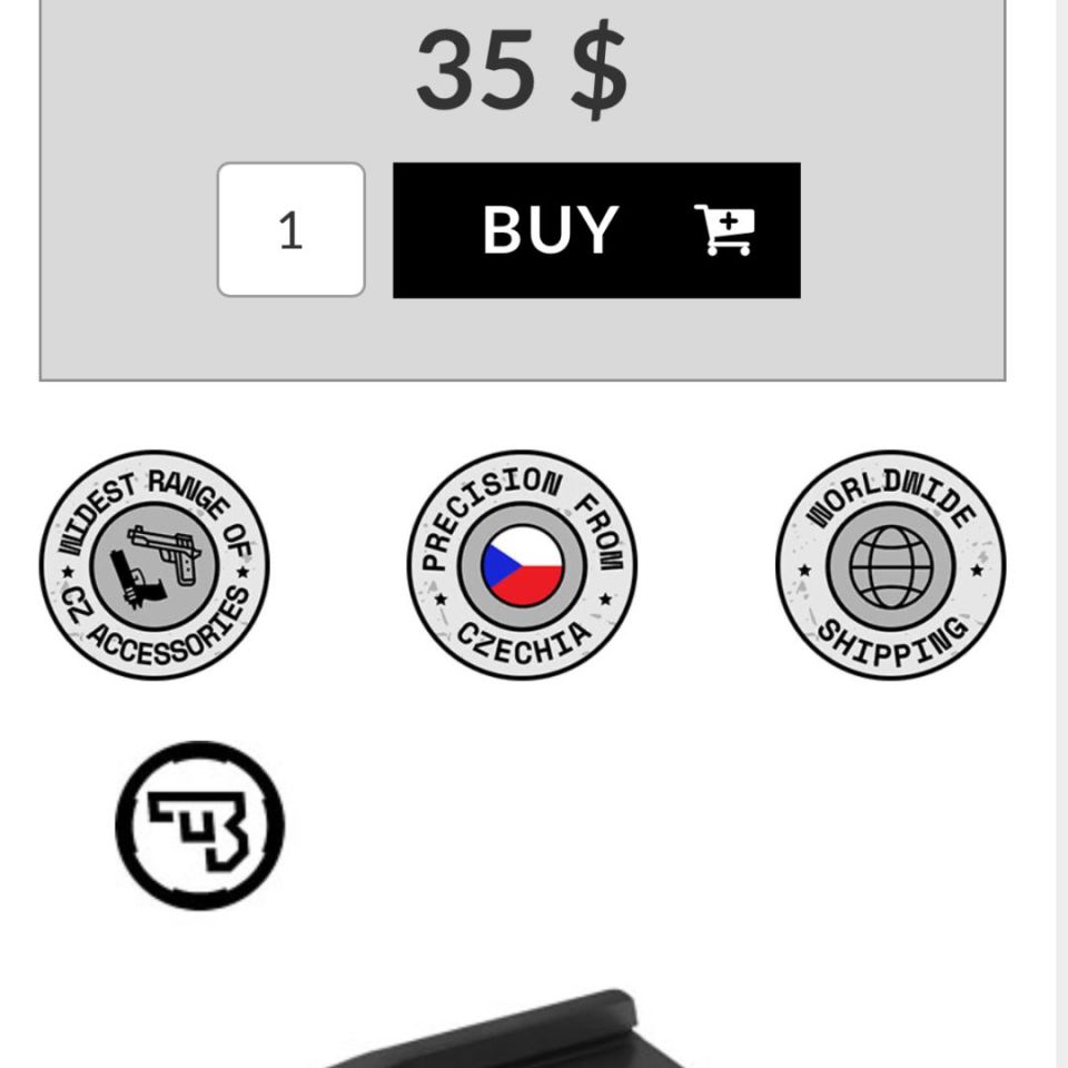 Image 5 - CZ P-10 Basepad Extension 