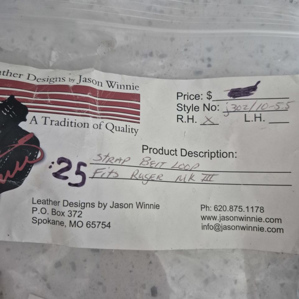 Image 4 - Ruger mk3 leather holster