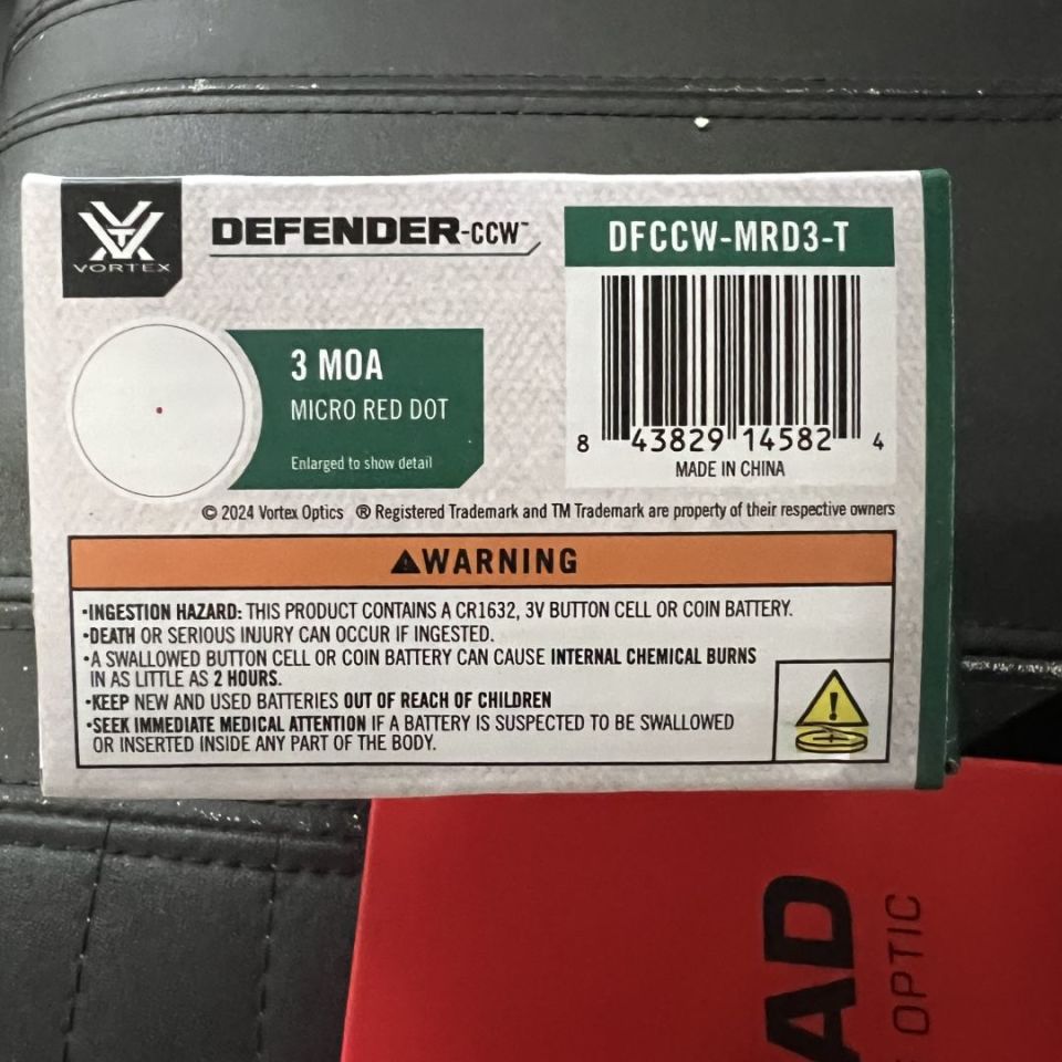 Image 3 - Vortex defender CCW NIB FDE 