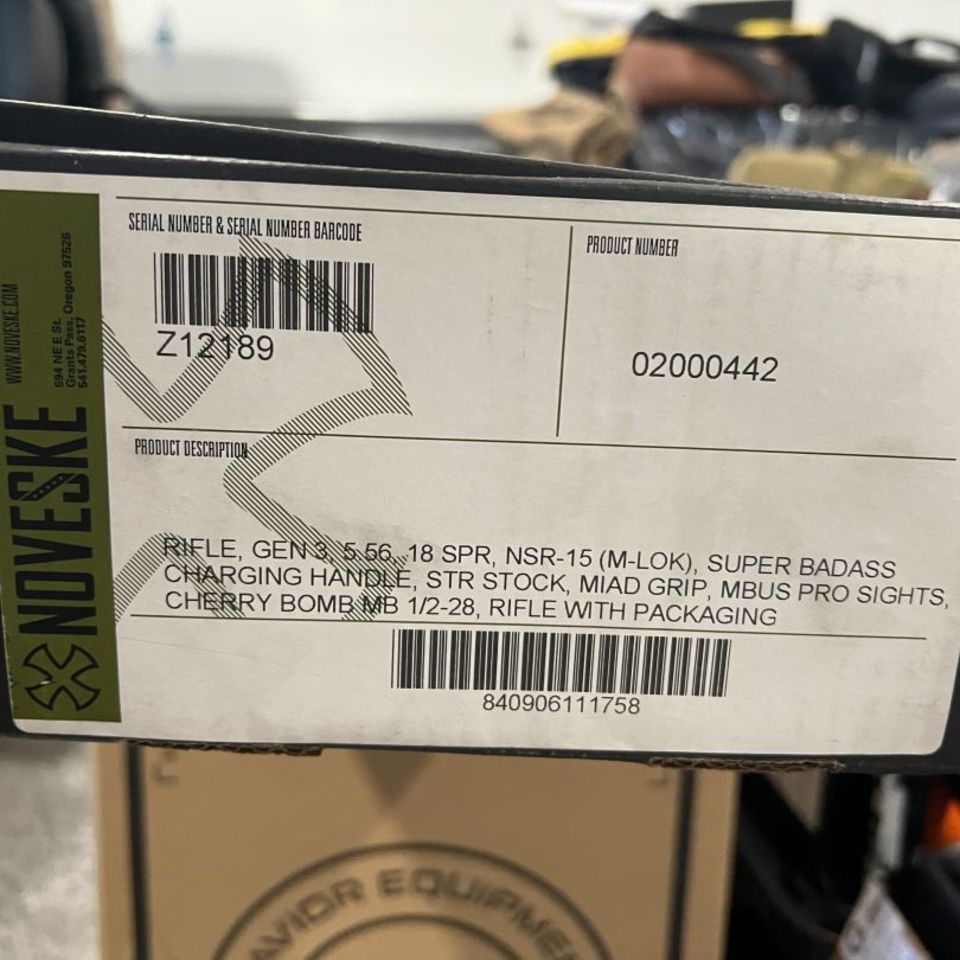 Image 2 - Noveske Gen 4 NSR-15 NIB 