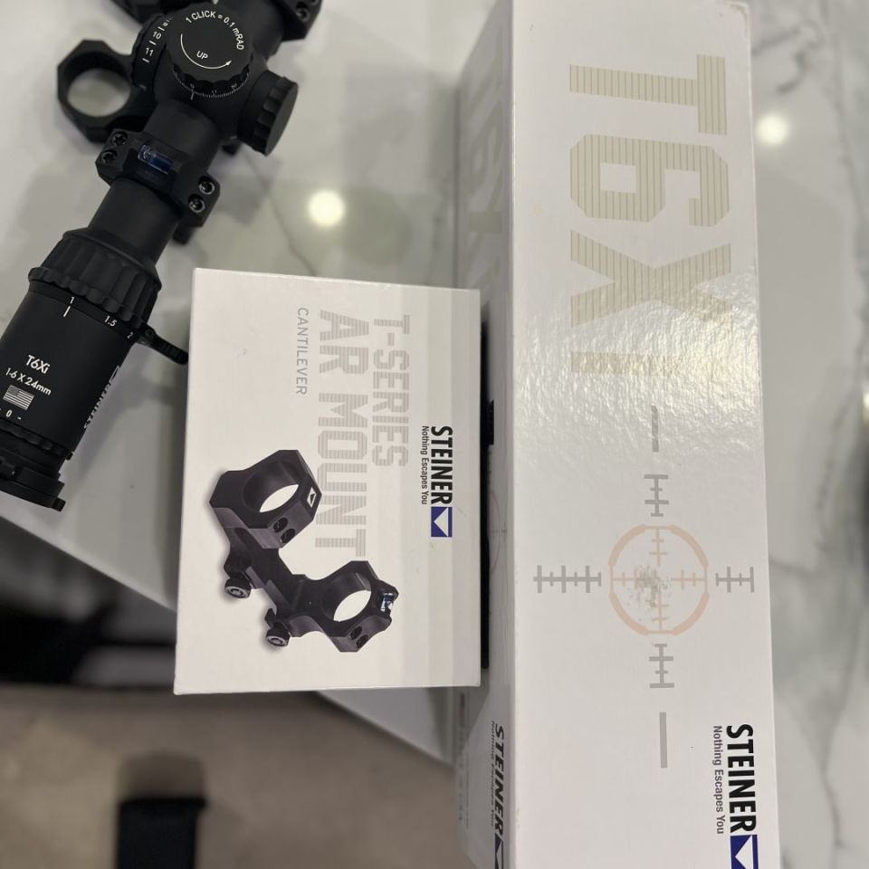 Image 2 - Steiner T6Xi NIB1-6x24 2 mounts also 