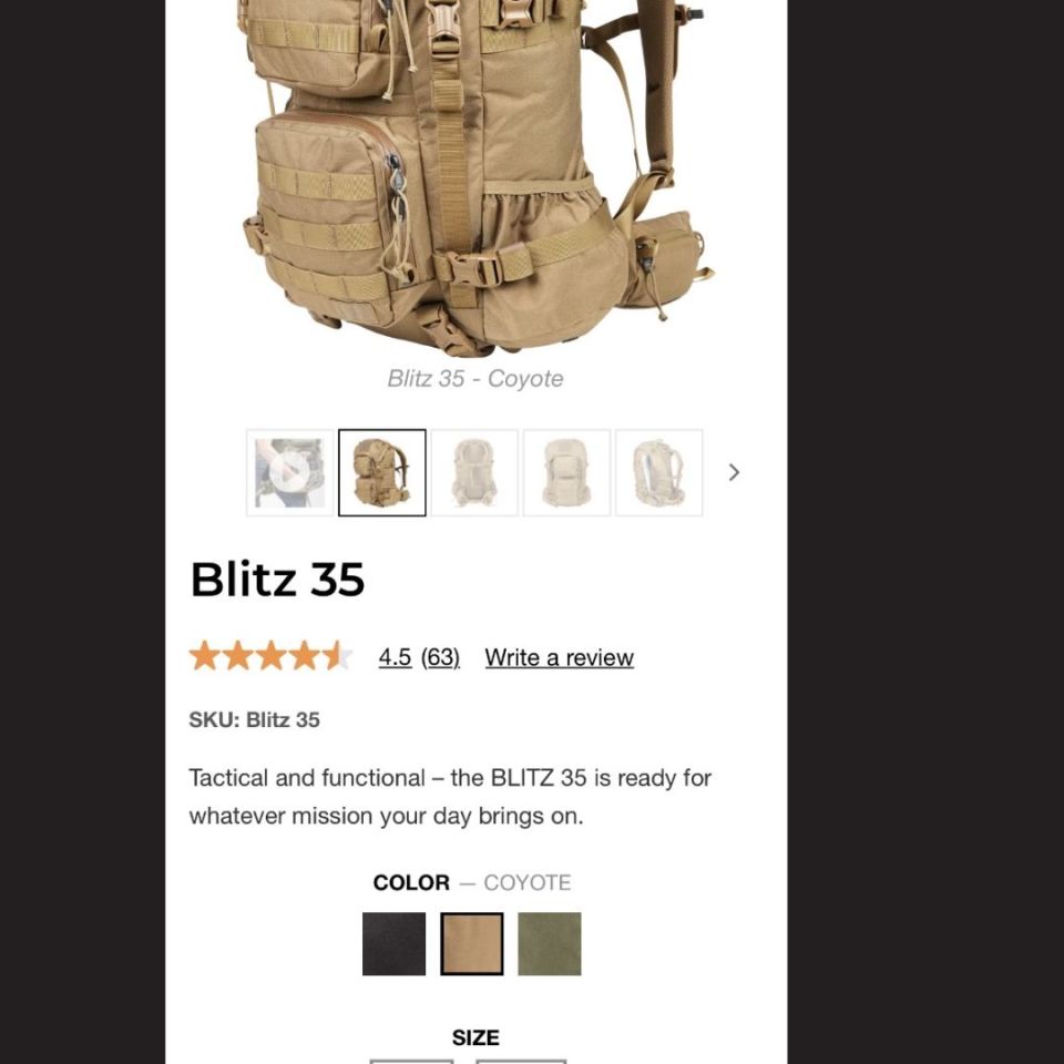 Image 5 - Mystery Ranch Blitz 35 (L/XL)