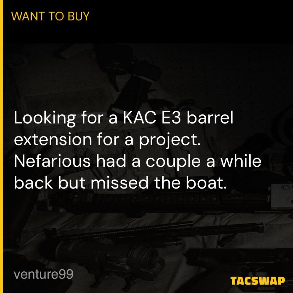 Image 1 - KAC E3 Barrel Extension 