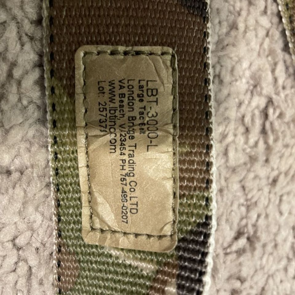 Image 3 - LBT Tac Belt Large Multicam 