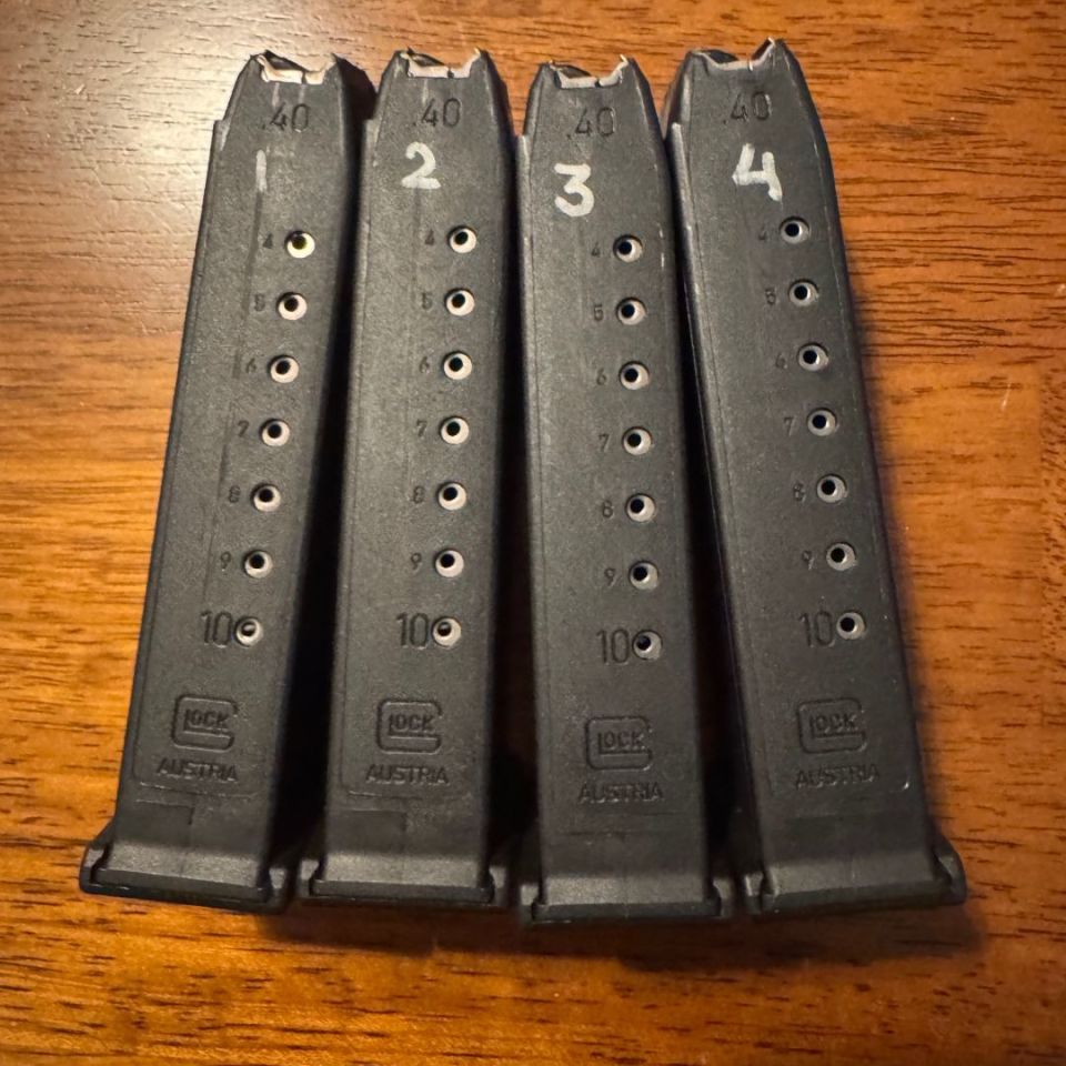 Image 1 - Glock 22 Gen4 OEM mags 10rd