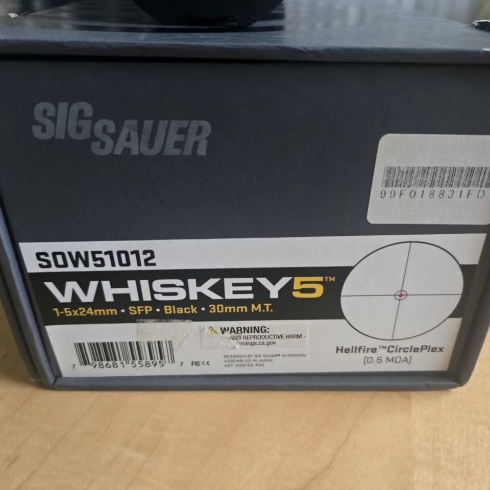 Image 5 - Sig Whiskey5 1-5x24mm LPVO