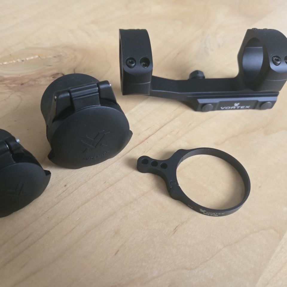 Image 1 - Vortex Mount, Flip Caps, Throw