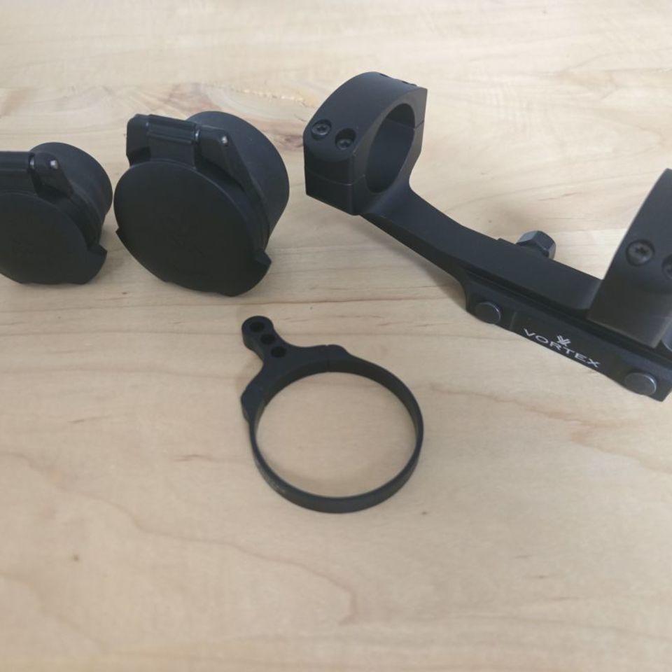 Image 2 - Vortex Mount, Flip Caps, Throw