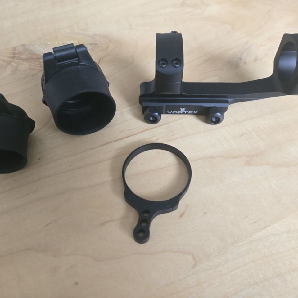 Image 3 - Vortex Mount, Flip Caps, Throw