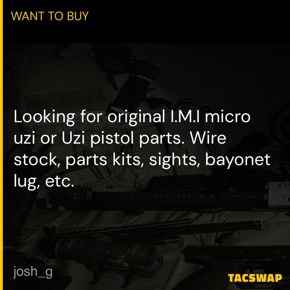 Image 1 - I.M.I Micro Uzi parts