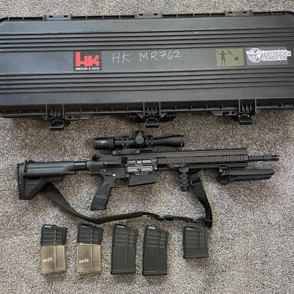 Image 2 - HK 417D marked BRN-7 Trijicon