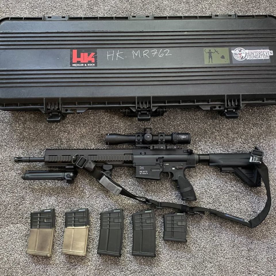 Image 1 - HK 417D marked BRN-7 Trijicon