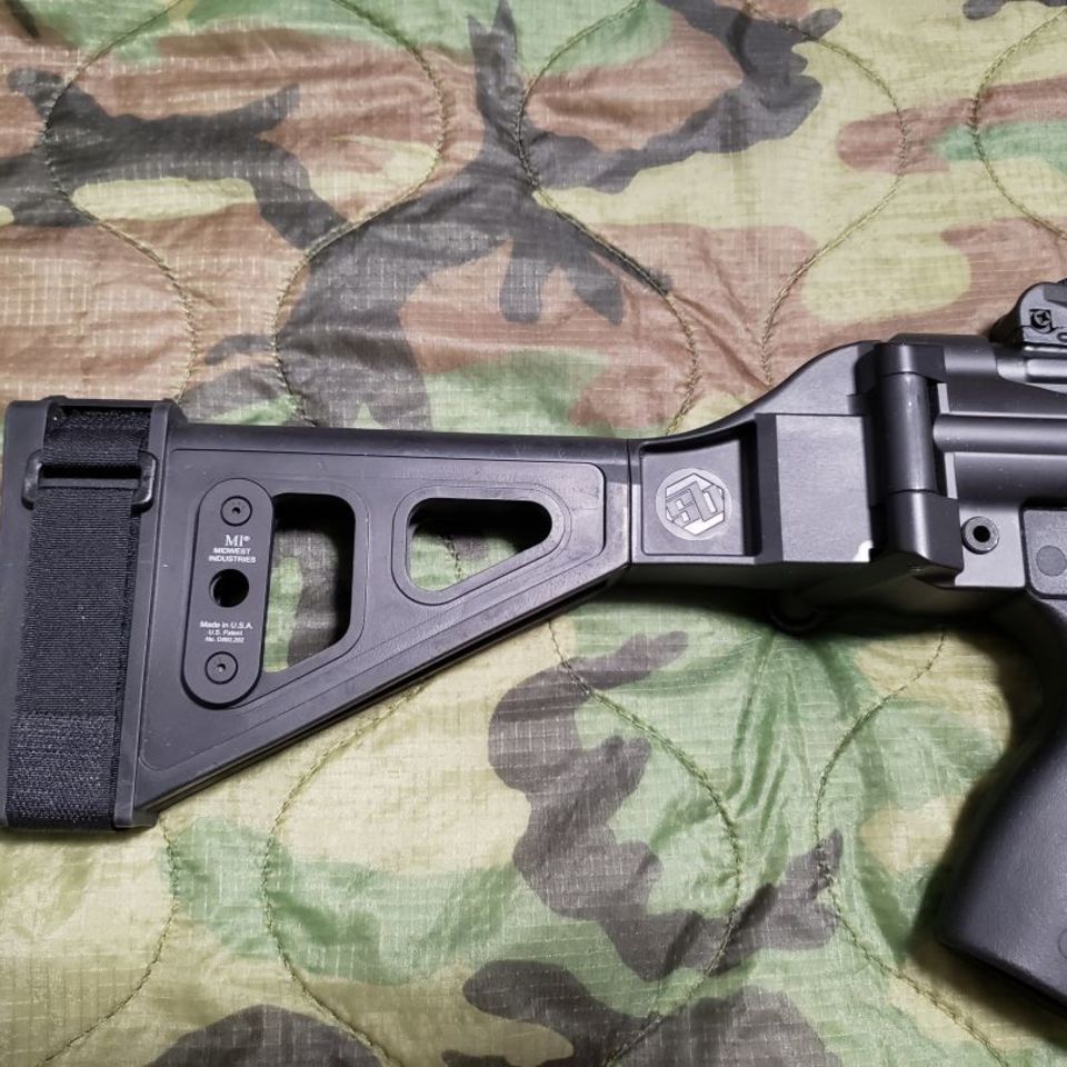 Image 1 - SB Tactical Full size MP5 Folding Brace