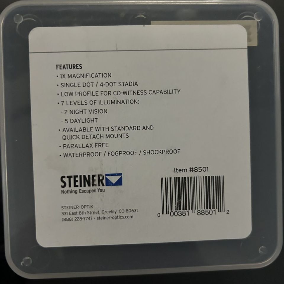 Image 4 - Steiner R1X red dot