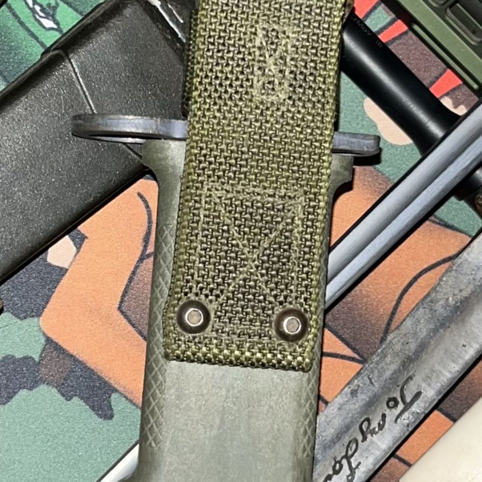 Image 2 - M9 Bayonet with scabbard 