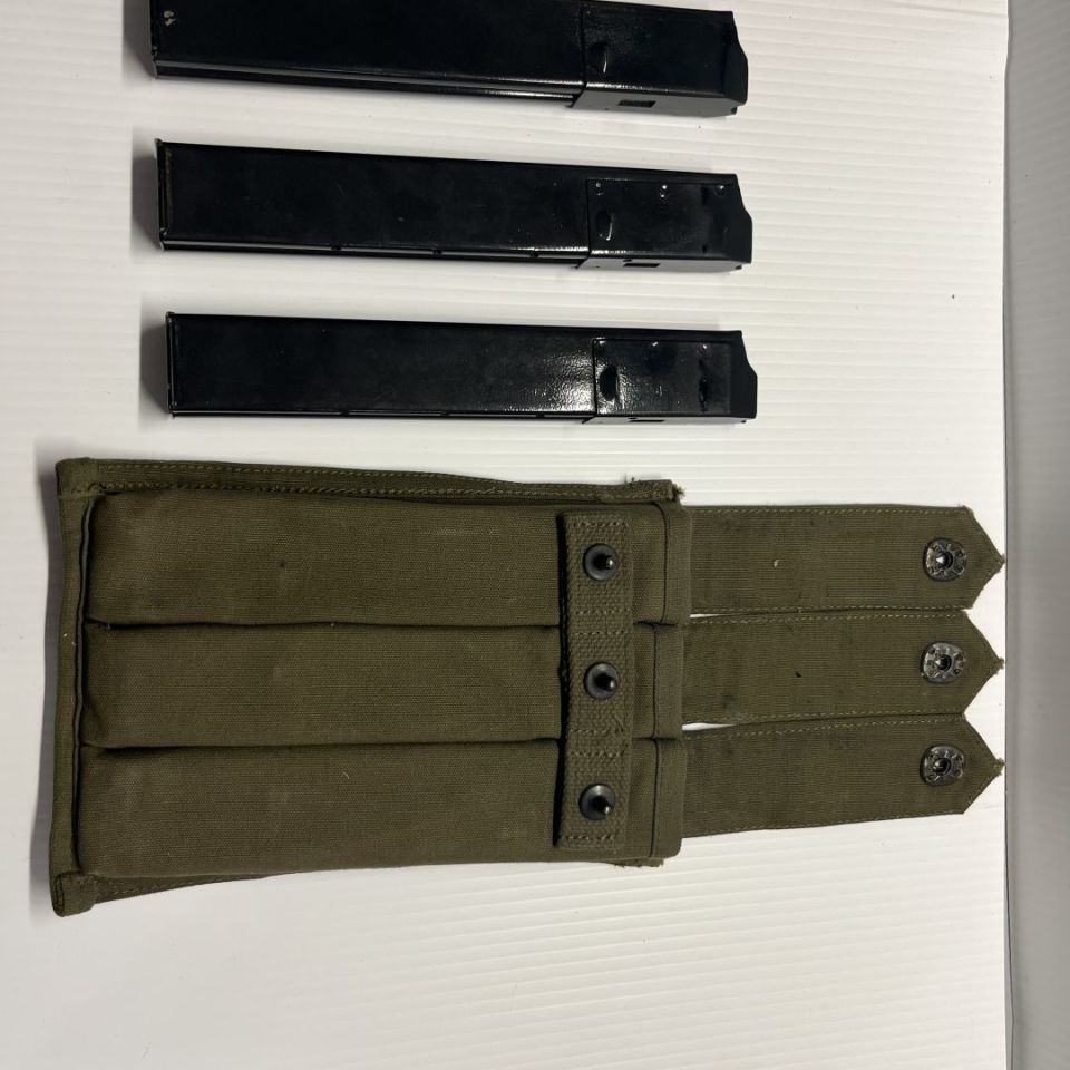 Image 1 - M3 Grease gun mags with pouch 