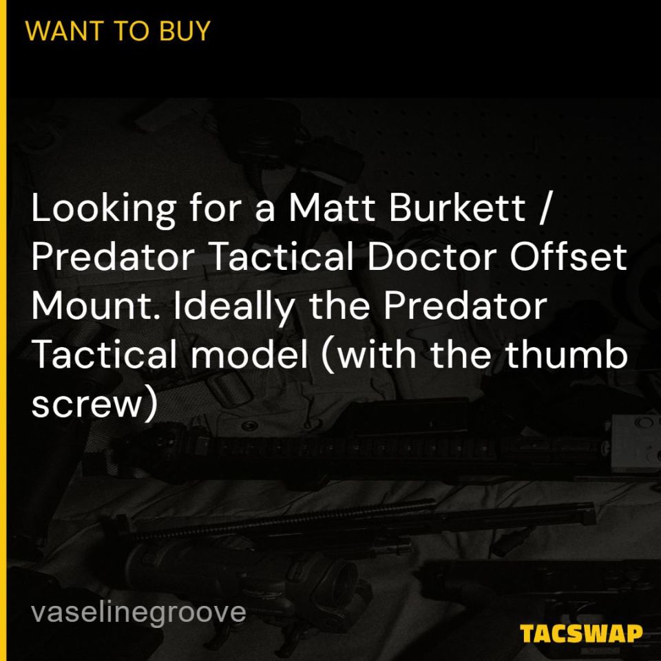 Image 1 - Burkett Predator Doctor Mount 