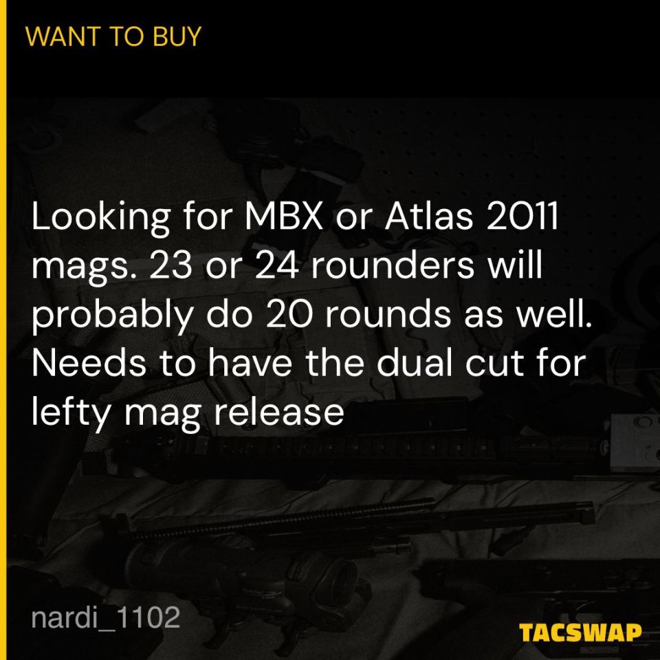 Image 1 - ISO MBX or Atlas 2011 Mags 