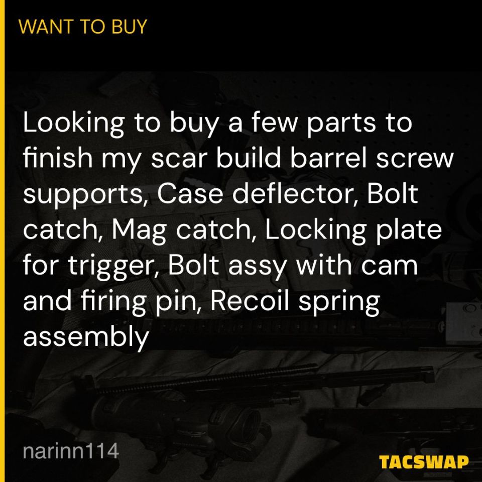 Image 1 - WTB SCAR 17S parts 