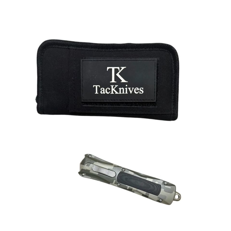 Image 2 - Damascus OTF Knife