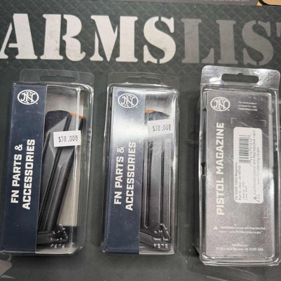 Image 1 - 4 FN 509M 15rd Magazines New