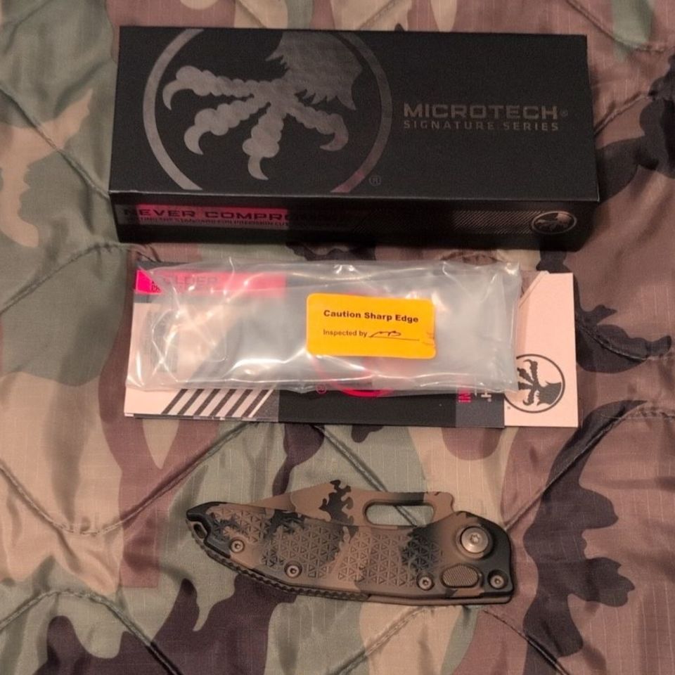 Image 2 - Microtech Stitch Coyote Auto