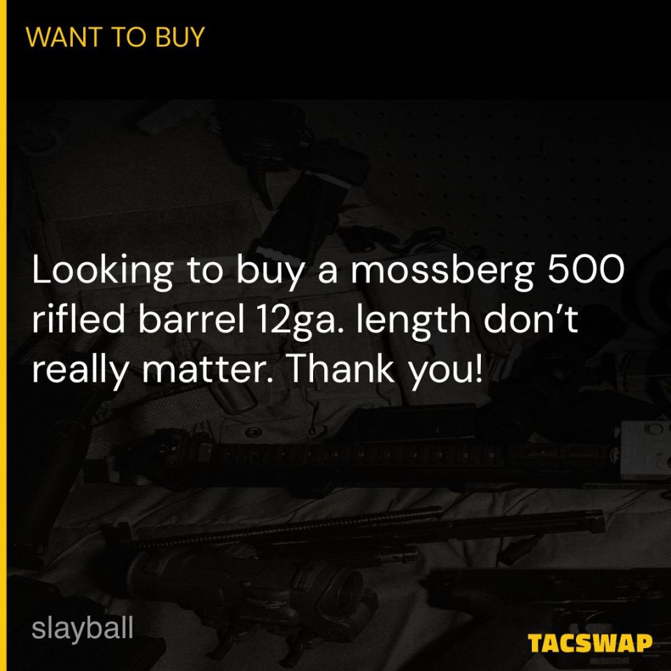 Image 1 - WTB Mossberg 500 rifled 12ga