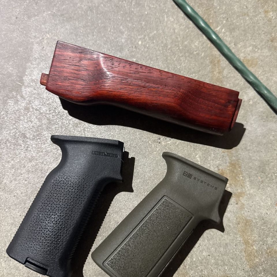 Image 1 - Ak Grips & Red lower handguard