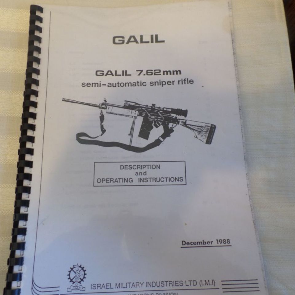 Image 1 - Galil Sniper Manual
