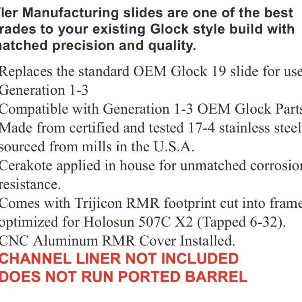 Image 5 - Glock 19 gen 3 stripped slide 