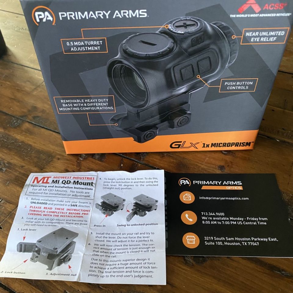 Image 3 - Primary Arms GLX 1x microprism