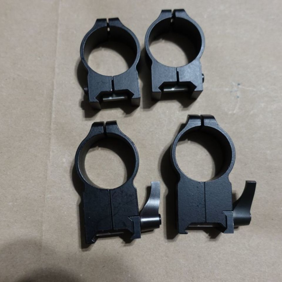 Image 1 - set of warne 30mm scope rings