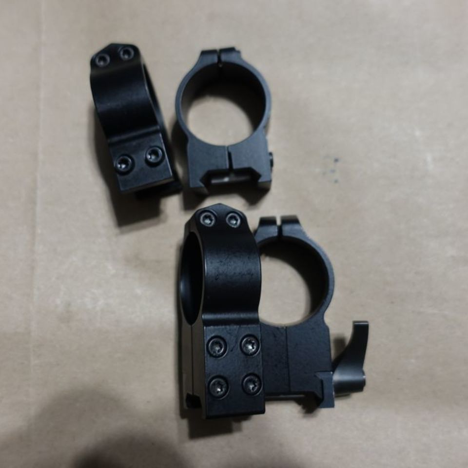 Image 2 - set of warne 30mm scope rings