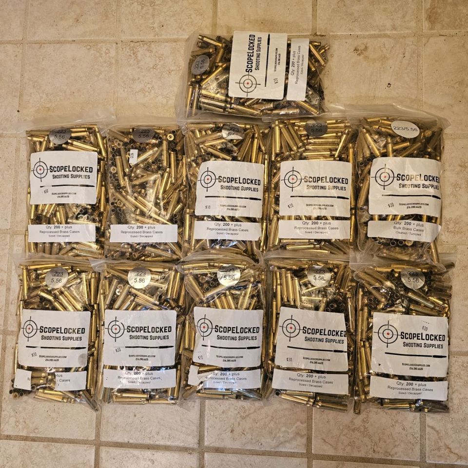 Image 1 - .223/5.56 Reprocessed Brass 