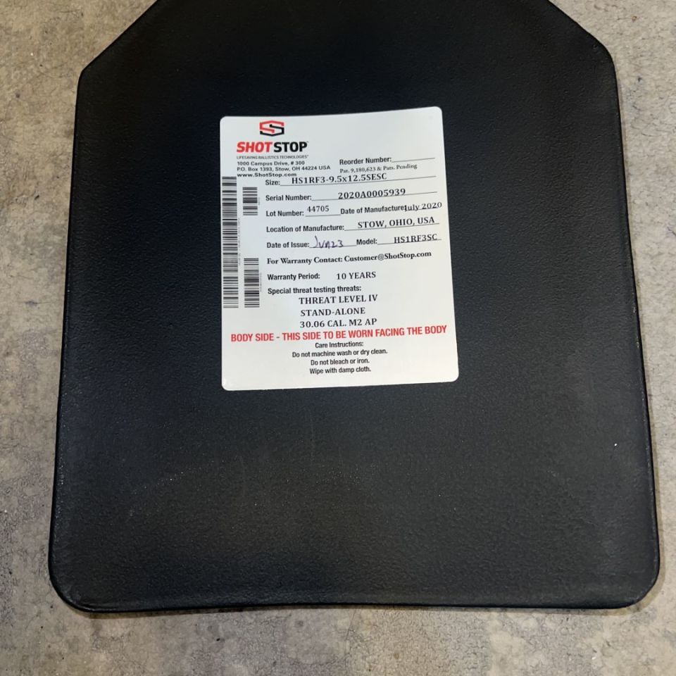 Image 2 - Shot Stop lvl 4 plate