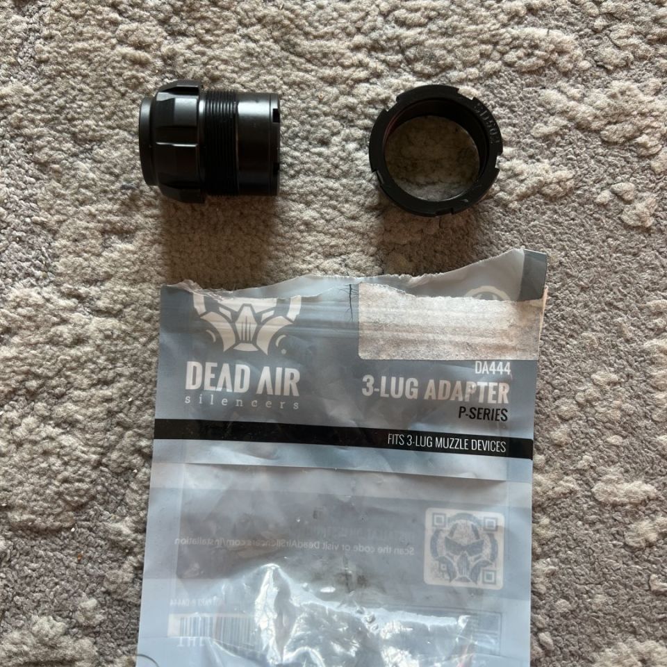 Image 1 - Dead Air 3-lug and adapter 