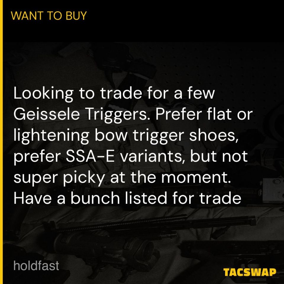 Image 1 - WTT 4 Geissele Trigger