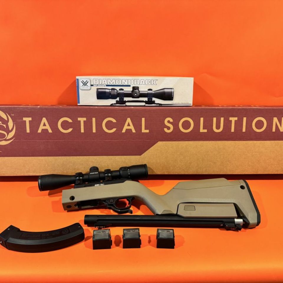 Image 9 - Tactical Solutions X-Ring .22LR + Vortex/Mags