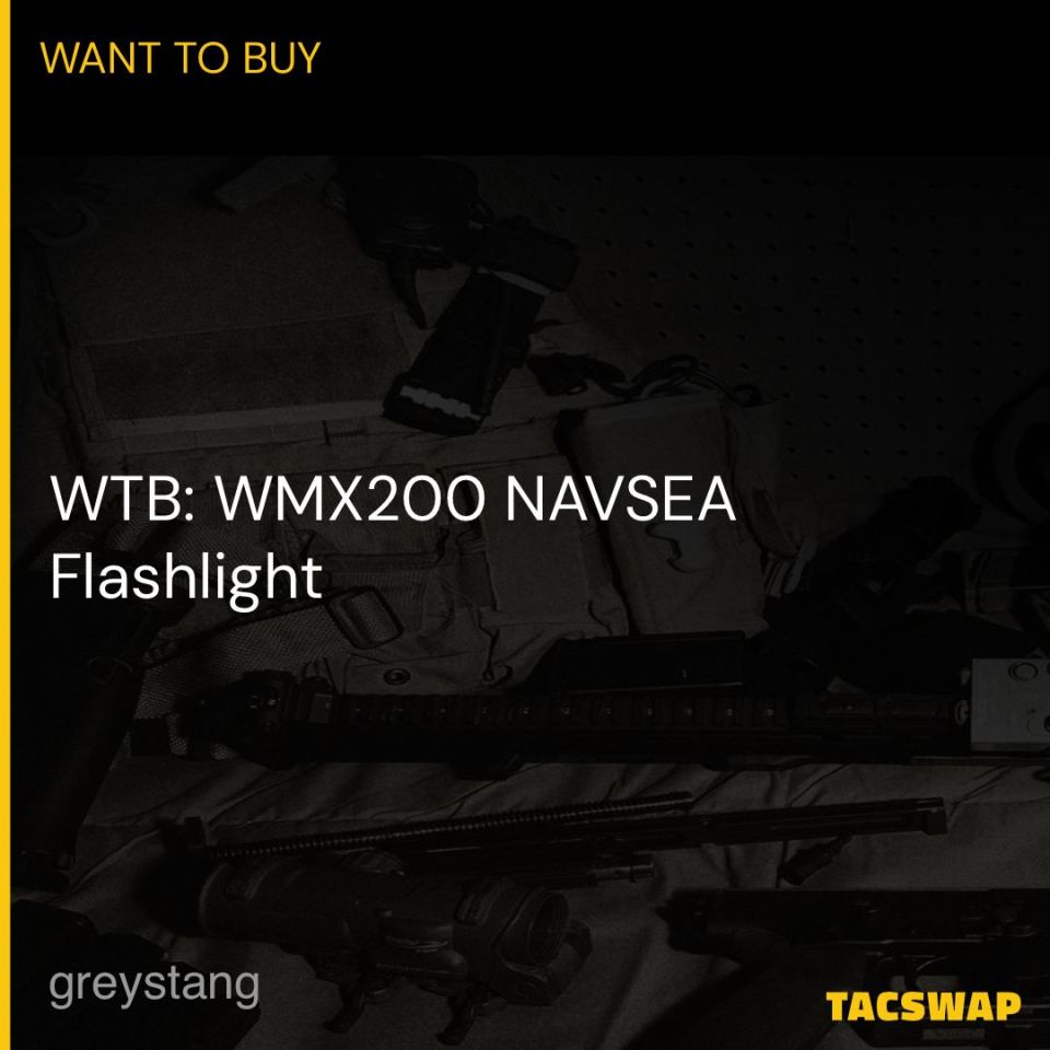 Image 1 - WTB: WMX200 NAVSEA Flashlight