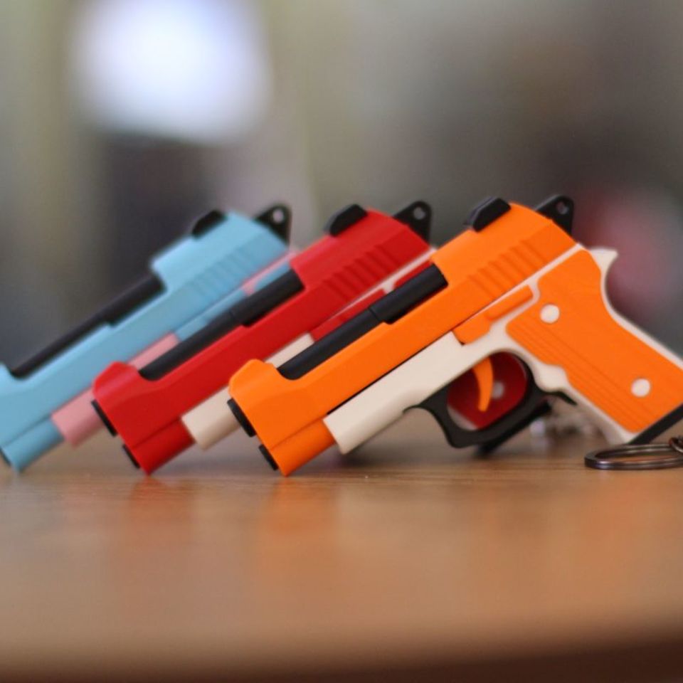 Image 4 - Pistol key chain and holster