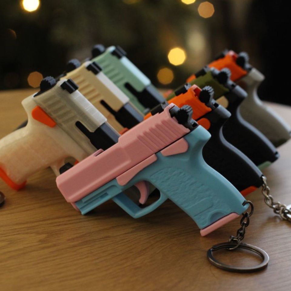 Image 3 - Pistol key chain and holster