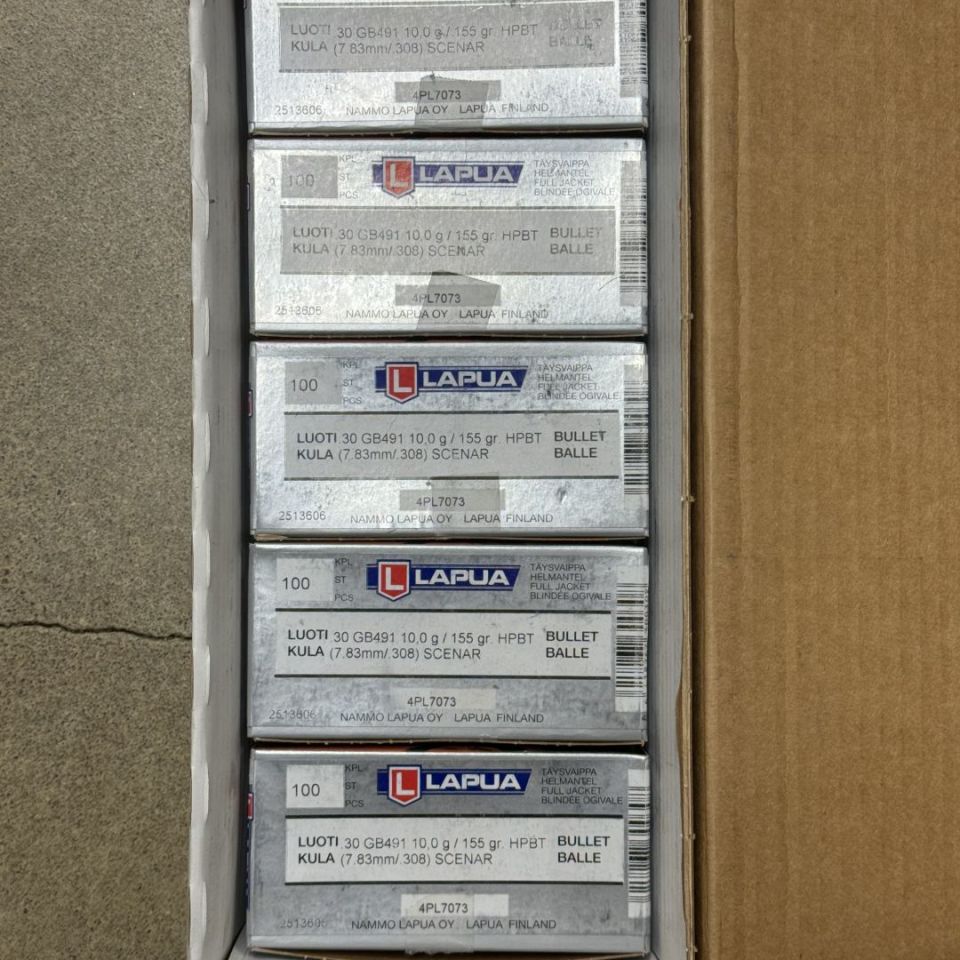 Image 1 - Lapua .30 cal Projectiles