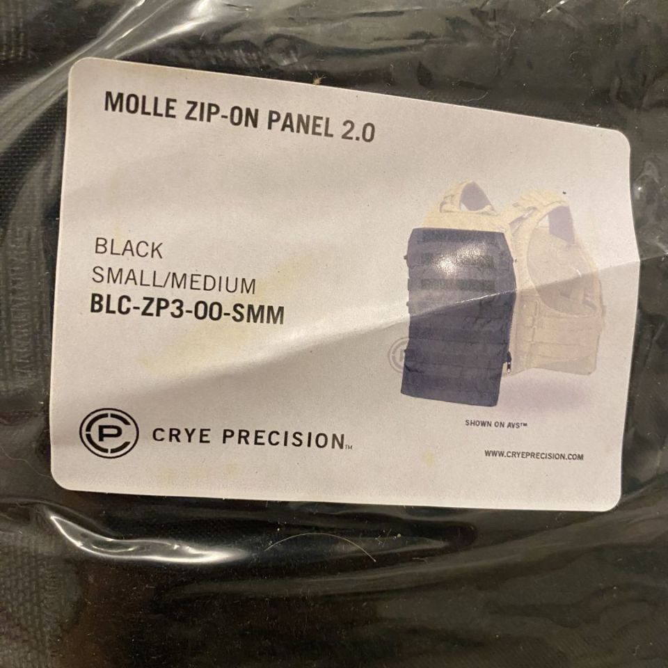 Image 2 - Crye Molle Zip On Back Panel Sm/Med