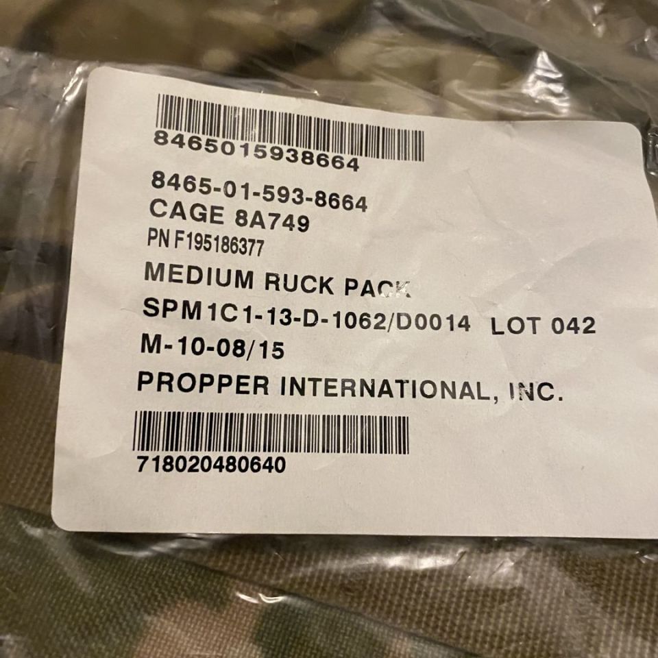 Image 2 - MOLLE II Medium Ruck Pack Only