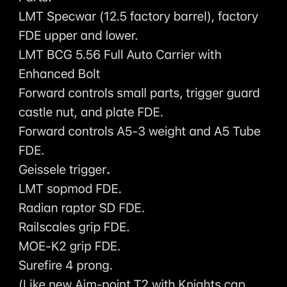 Image 4 - Lmt specwar 12.5 FDE