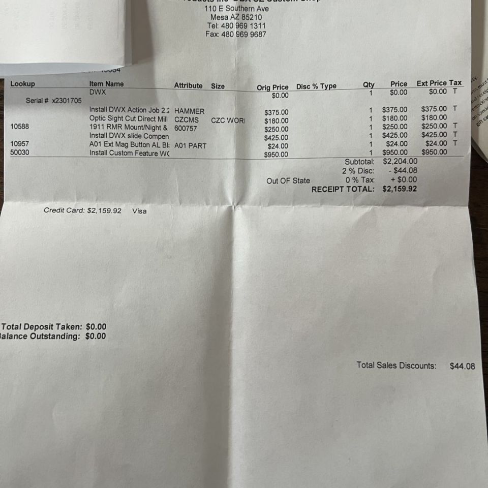 Image 4 - CZ Customs DWX